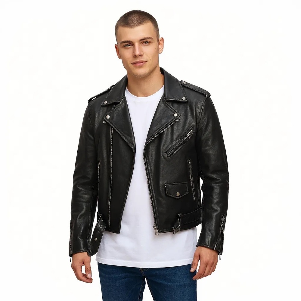 Echtes Leder Thinsulate 3M Jamin Jacket Size 56